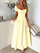 Switch Devine Sweetheart Neck Short Sleeve Maxi Dress 3 image