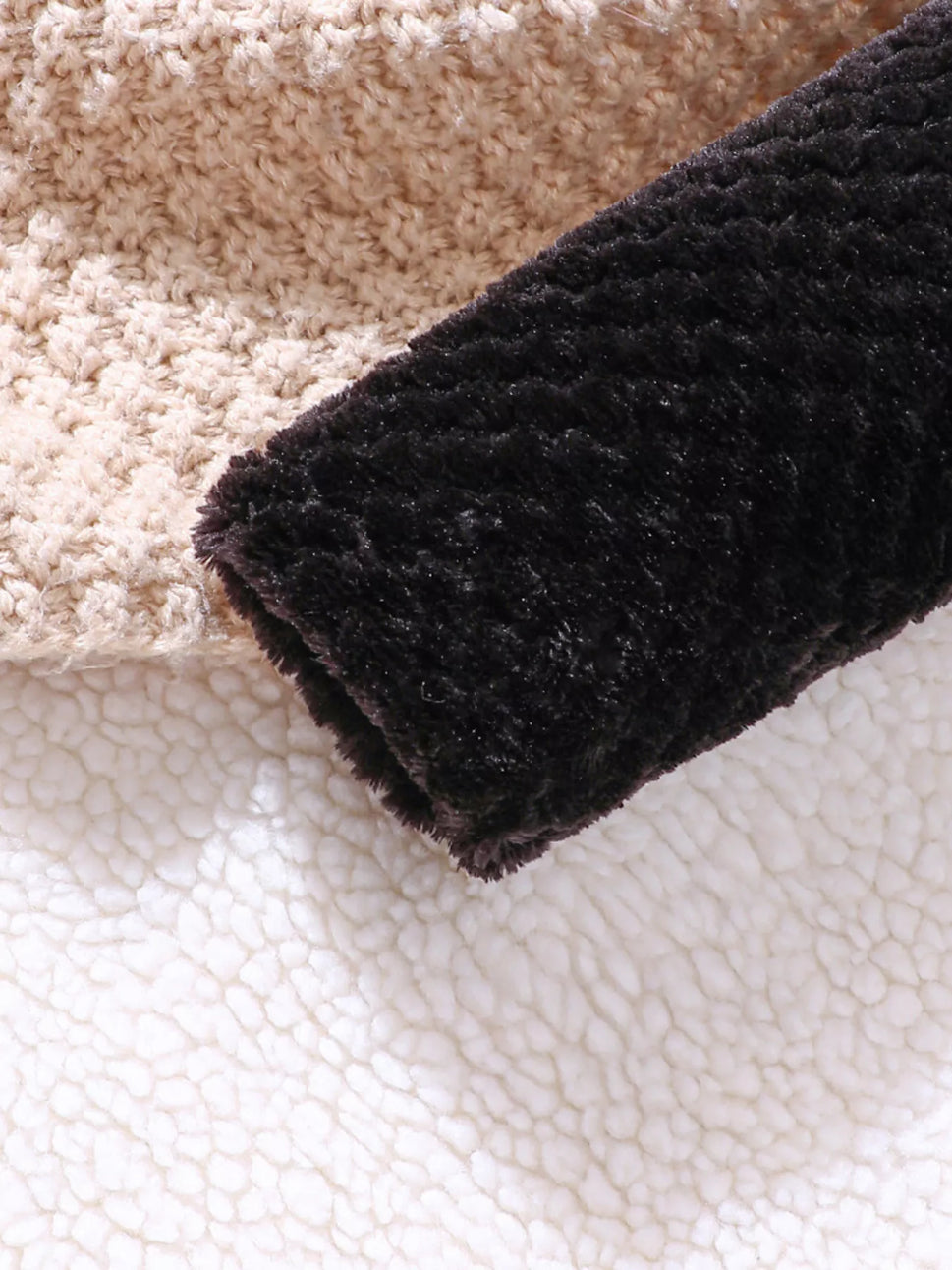 Children's Fuzzy Cardigan & Plaid Dress Set