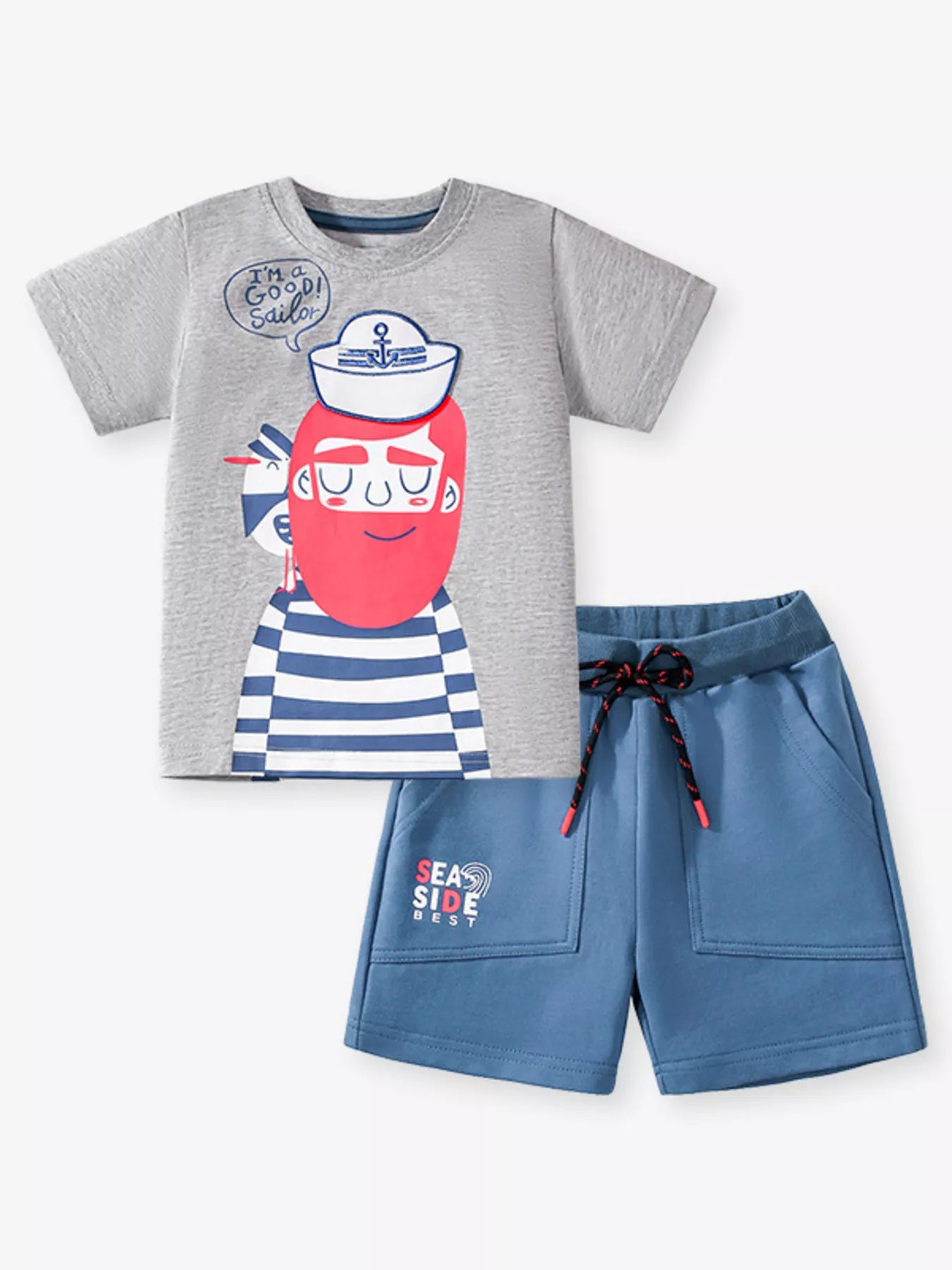 Children's Graphic Tee and Shorts Set