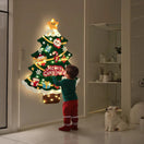 Switch DIY Felt Christmas Tree Wall Decoration with LED Lights 1 image
