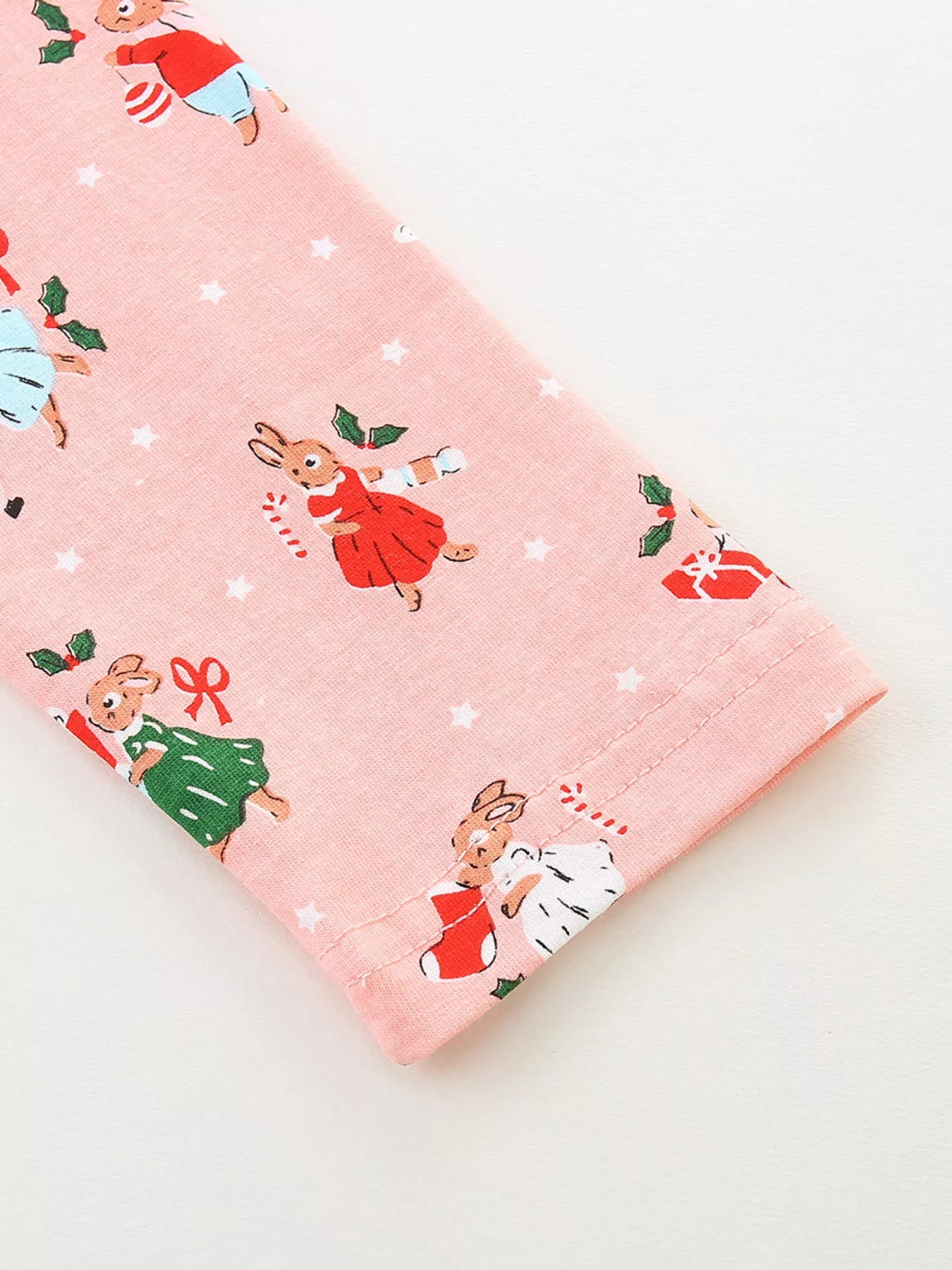 Children's Christmas Print Long Sleeve Dress