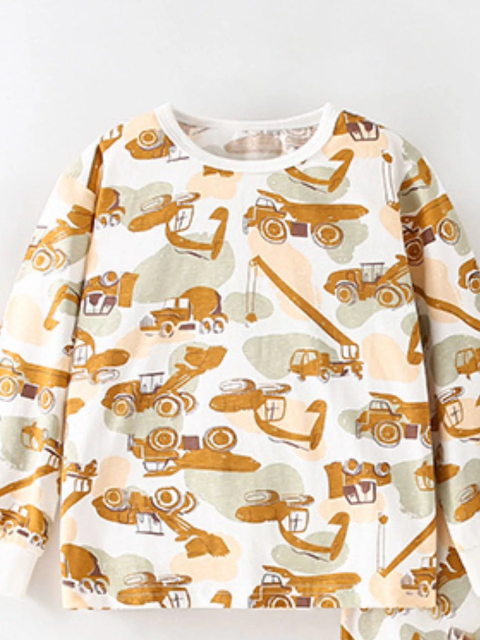 Children's Dinosaur Round Neck Top and Pants Set