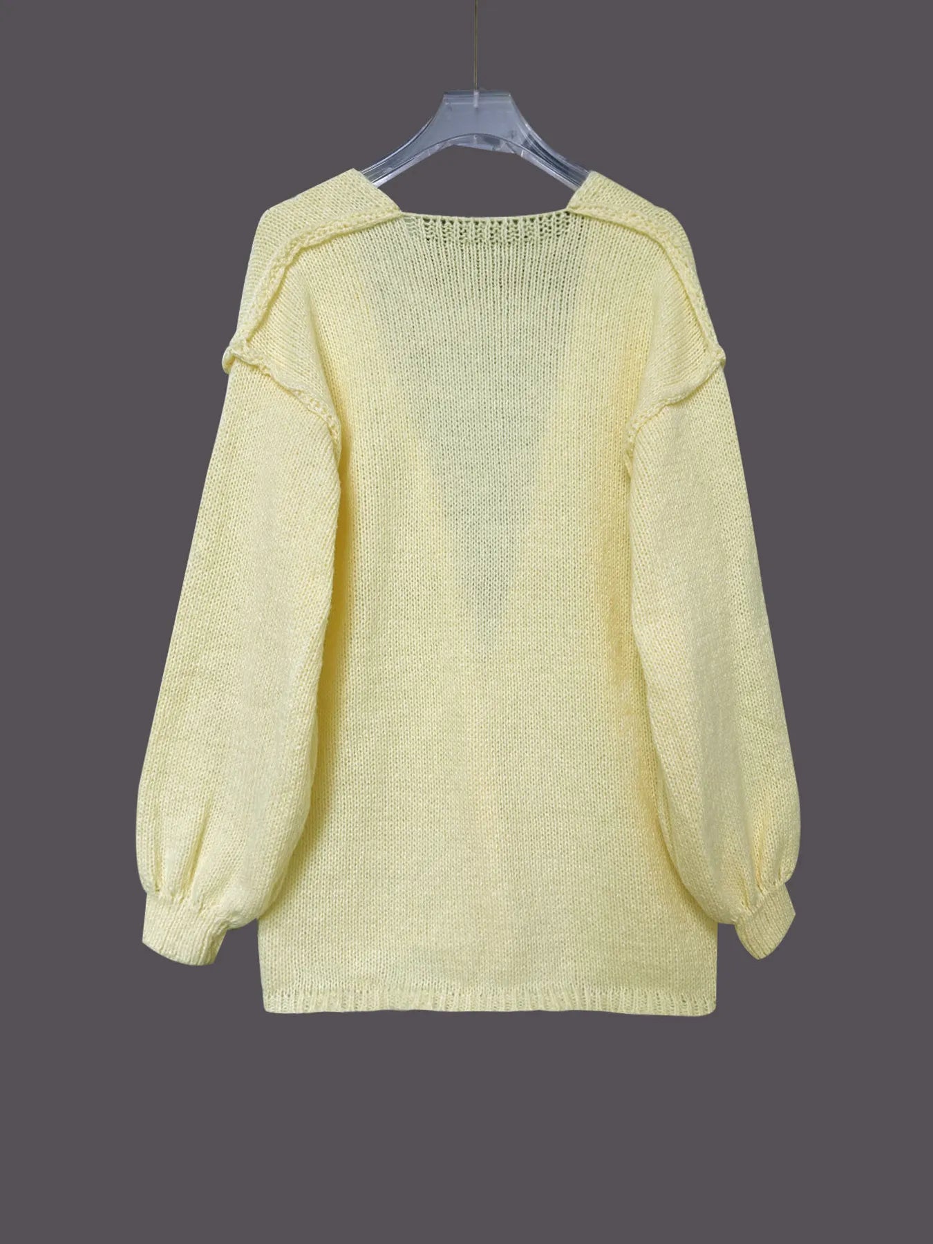 Open Front Long Sleeve Cardigan