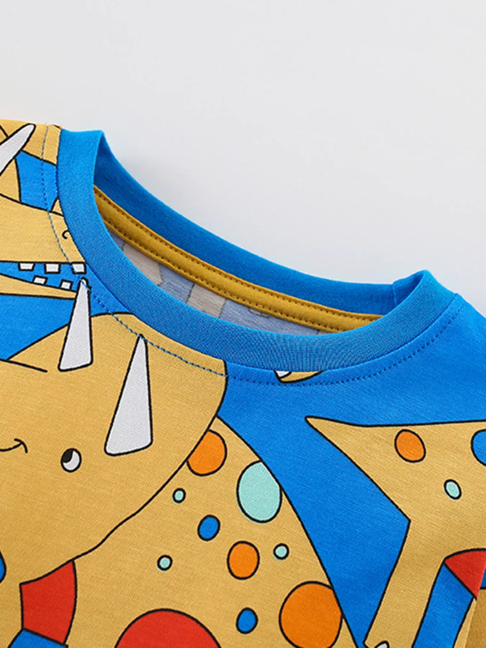 Children's Dinosaur Print Long Sleeve Top and Pants Set