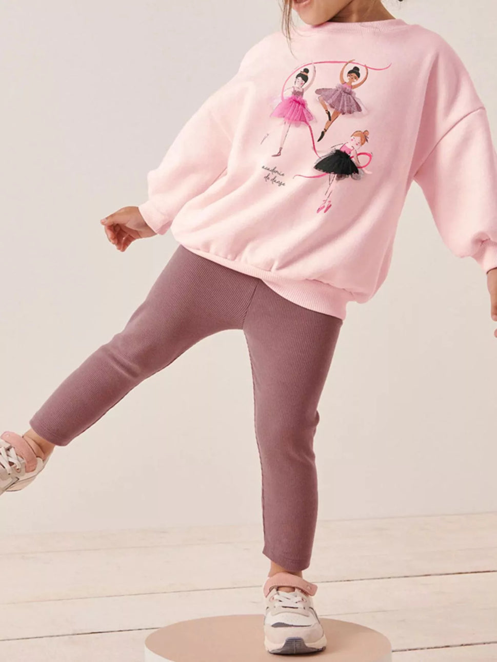 Children's Ballerina Sweatshirt & Leggings Set
