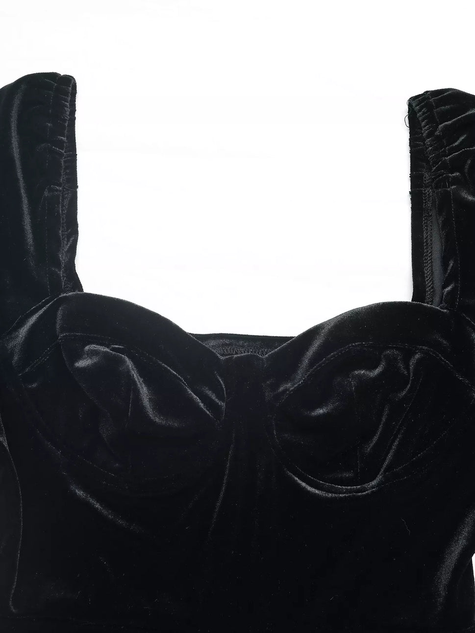 Pleated Hem Sweetheart Neckline Long Sleeve Mini Dress