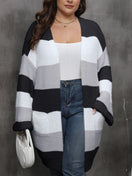 Switch Plus Size Open Front Long Sleeve Cardigan 3 image