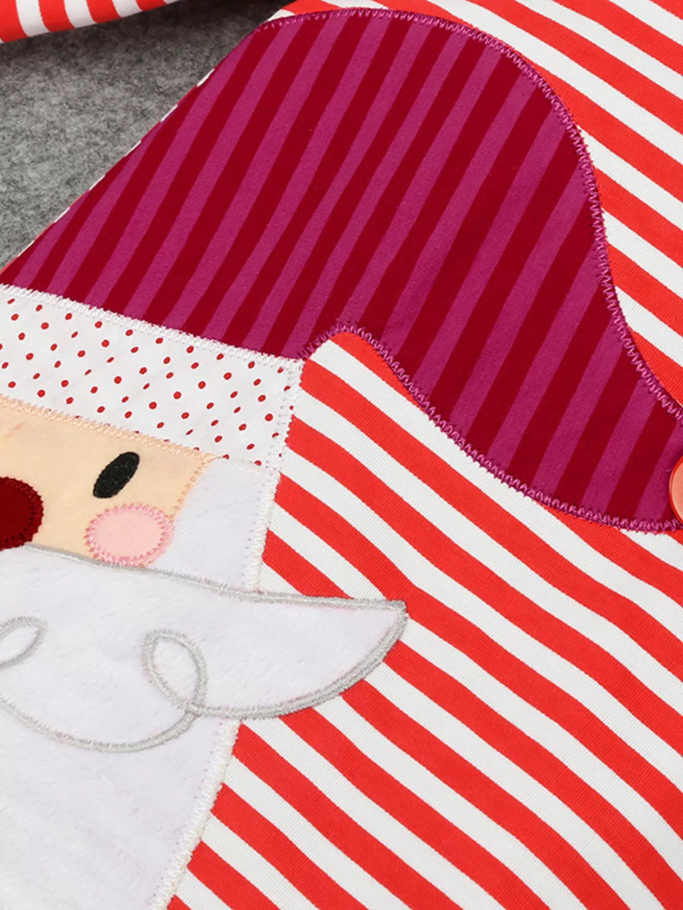 Children's Christmas Reindeer Striped Dress