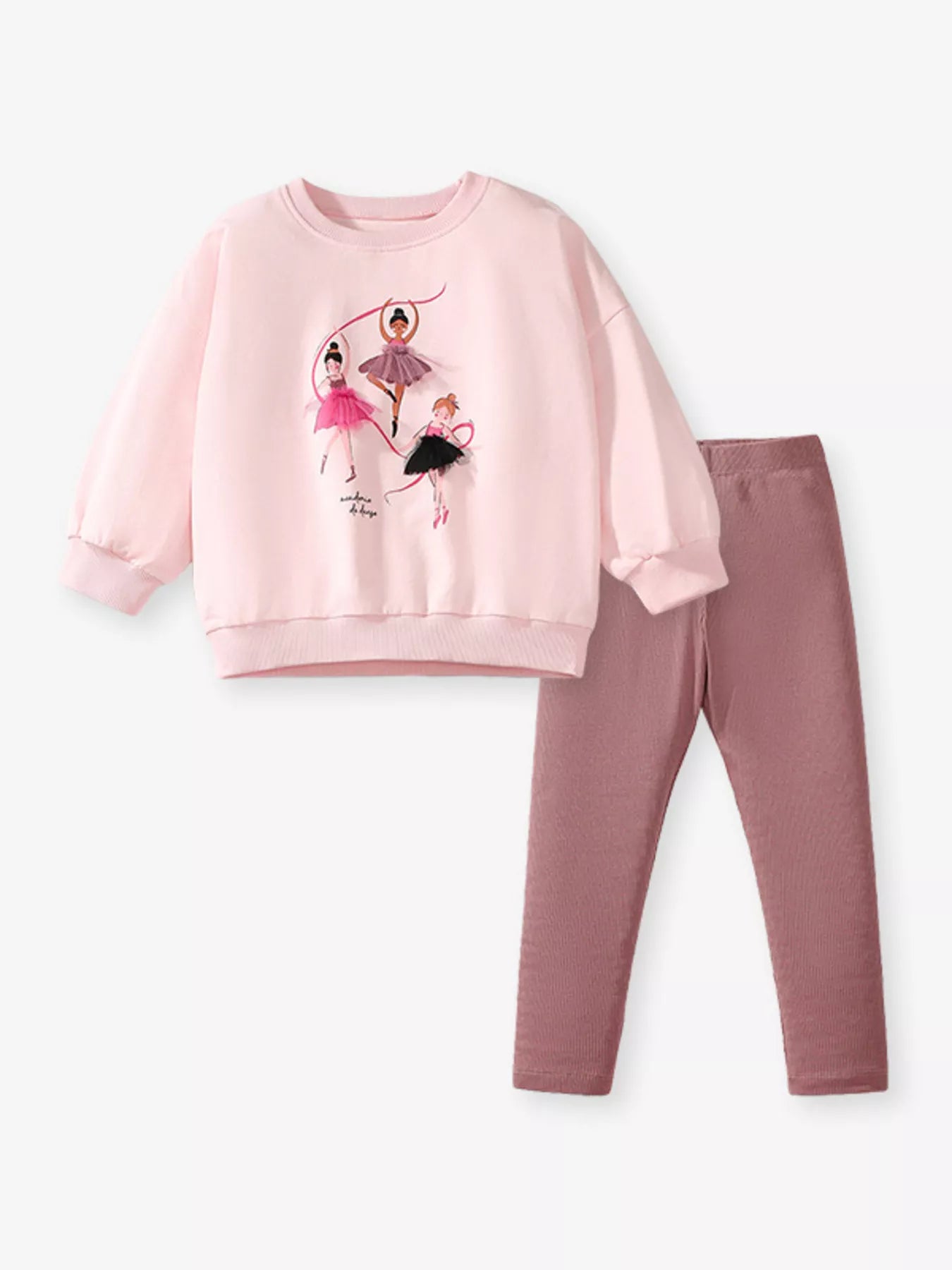 Children's Ballerina Sweatshirt & Leggings Set