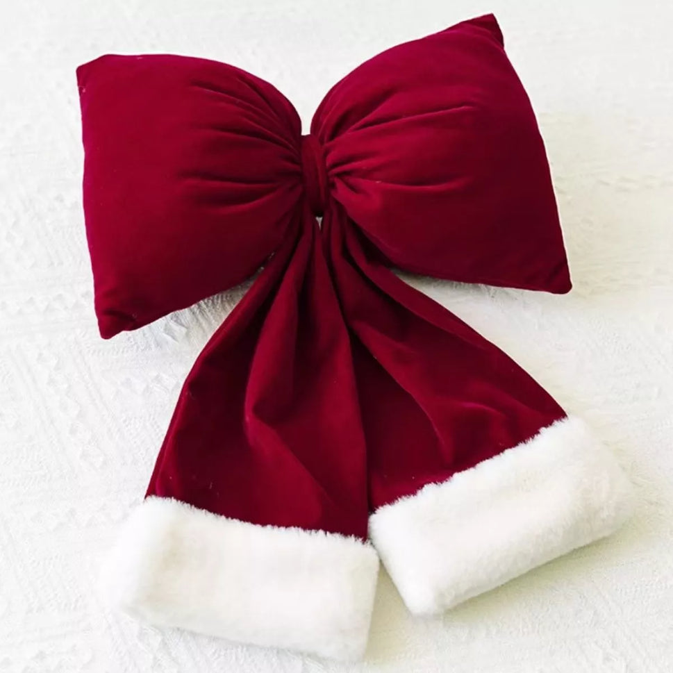 Christmas Velvet Bow Hanging Ornament