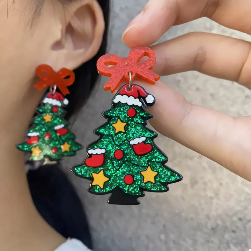 Christmas Dangle Earrings