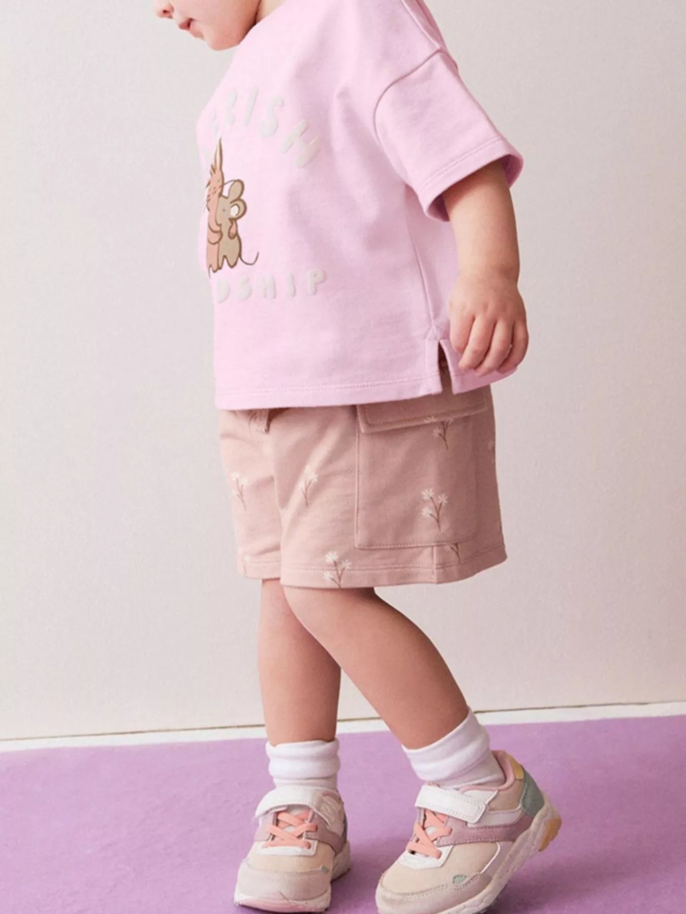 Children's Graphic Tee and Shorts Set