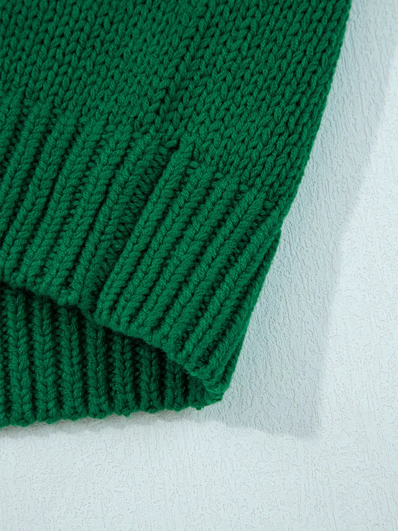 Plaid Bow Graphic Christmas Sweater