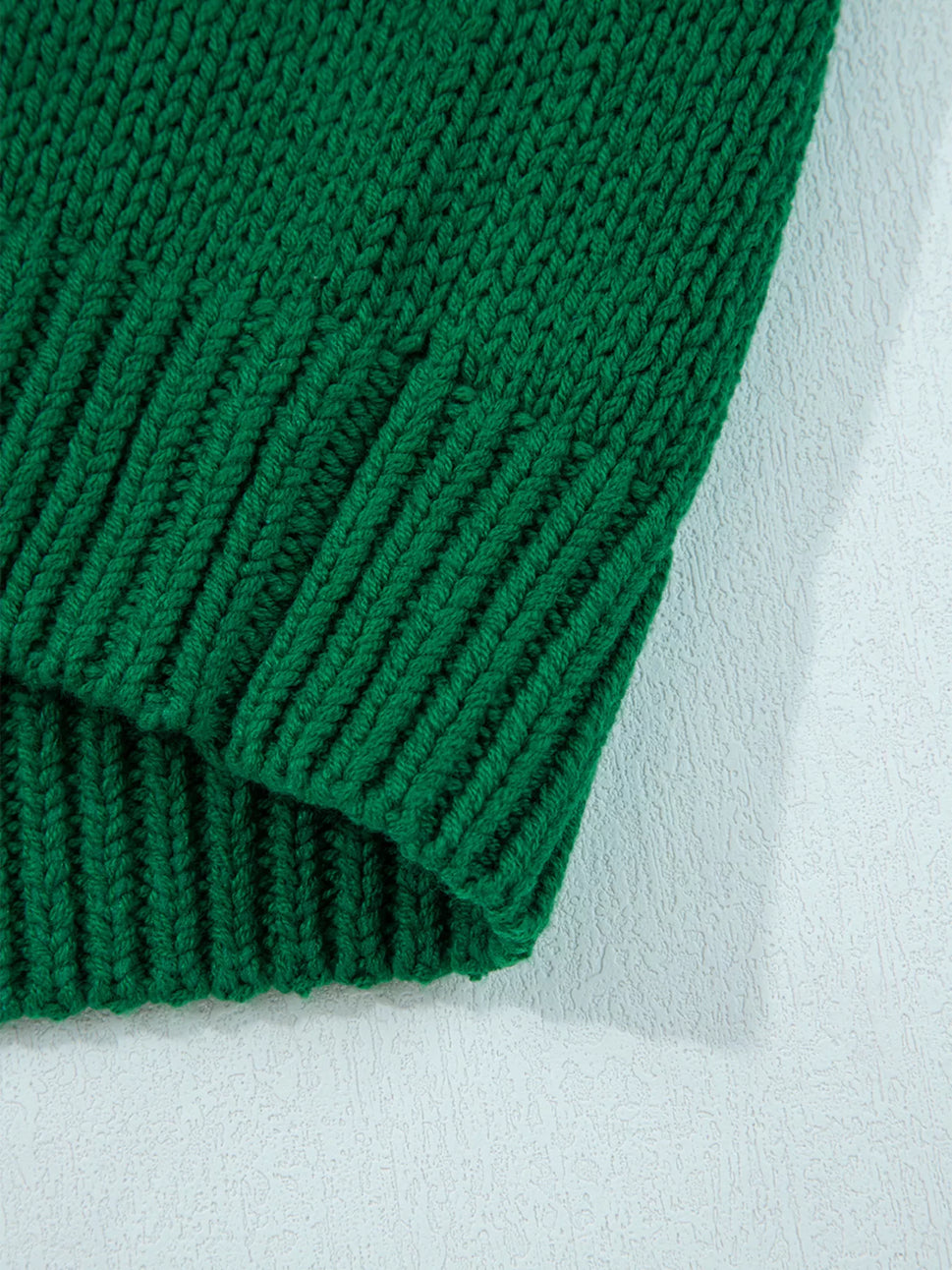 Plaid Bow Graphic Christmas Sweater