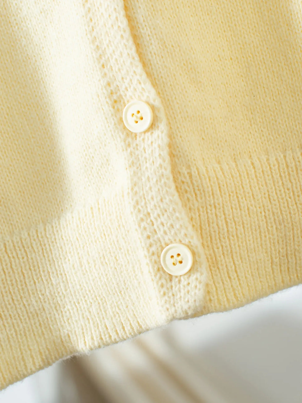 Button-Up Long Sleeve Knit Cardigan