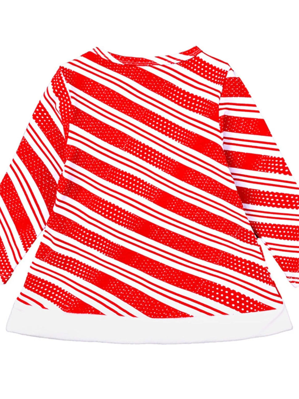 Children's Striped Christmas Outfit Set