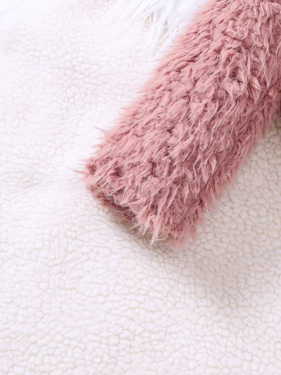 Children's Faux Fur Jacket & Ribbed Dress Set