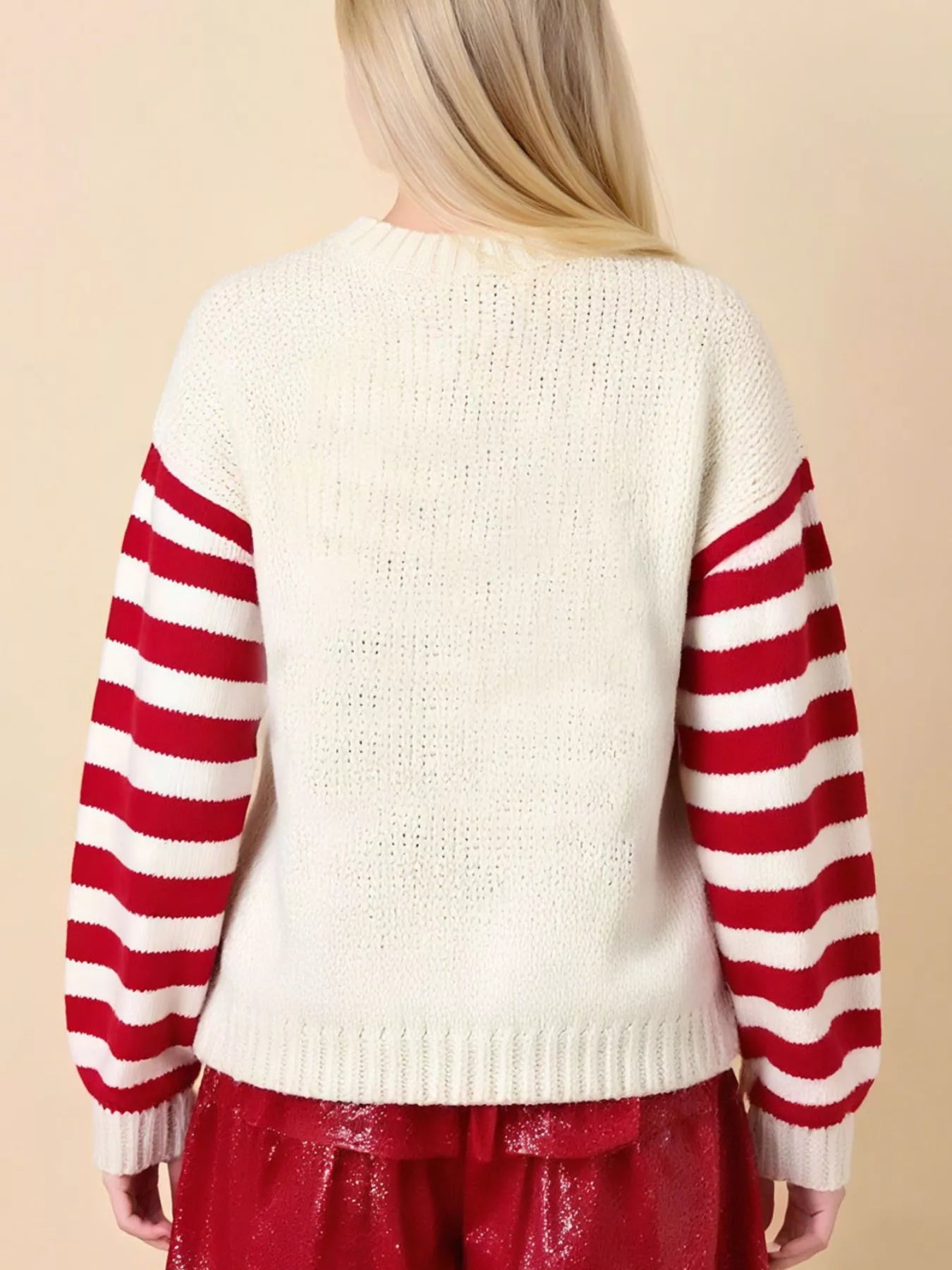 Christmas Tree Round Neck Sweater