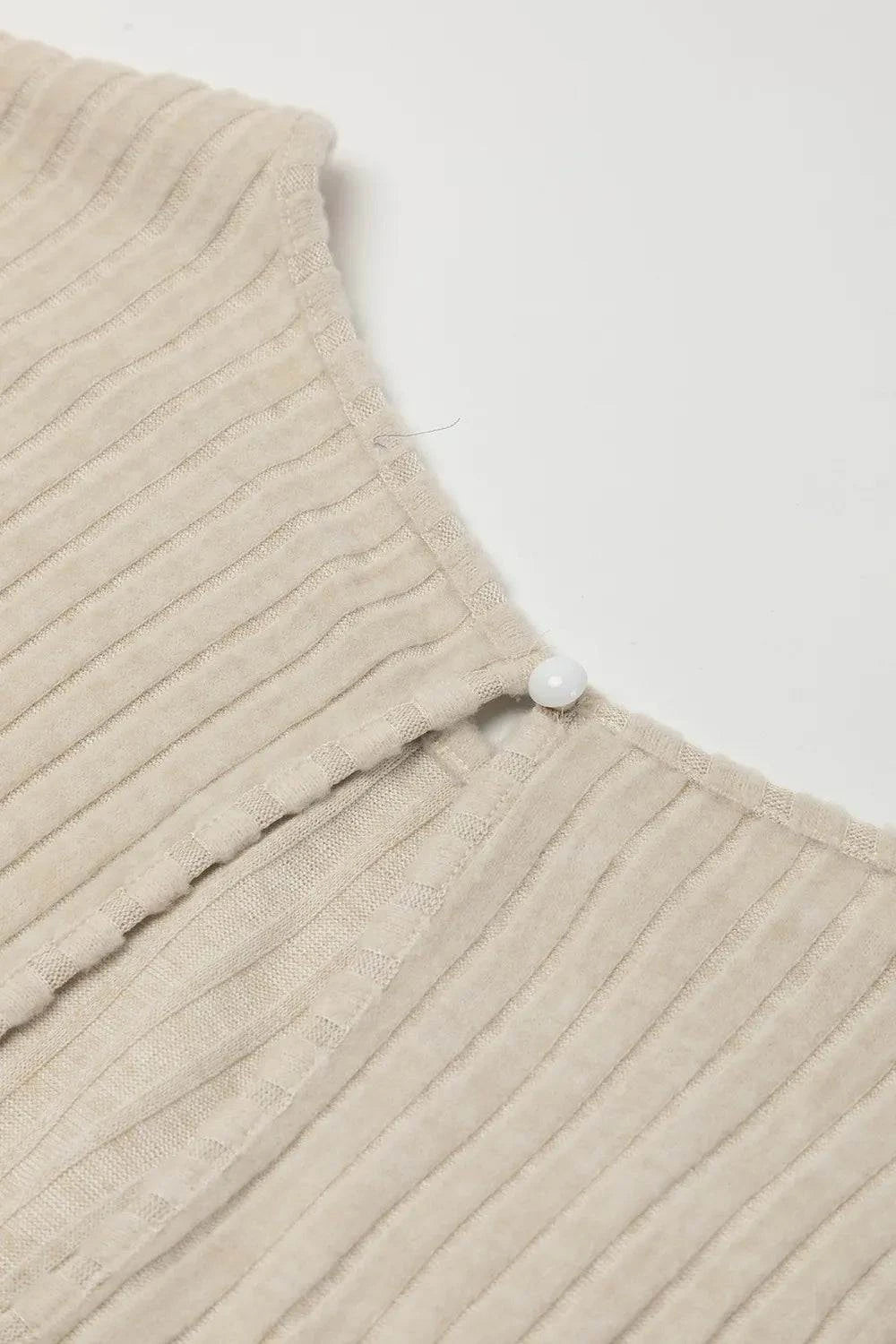 Ribbed Knit Wide Leg Jumpsuit