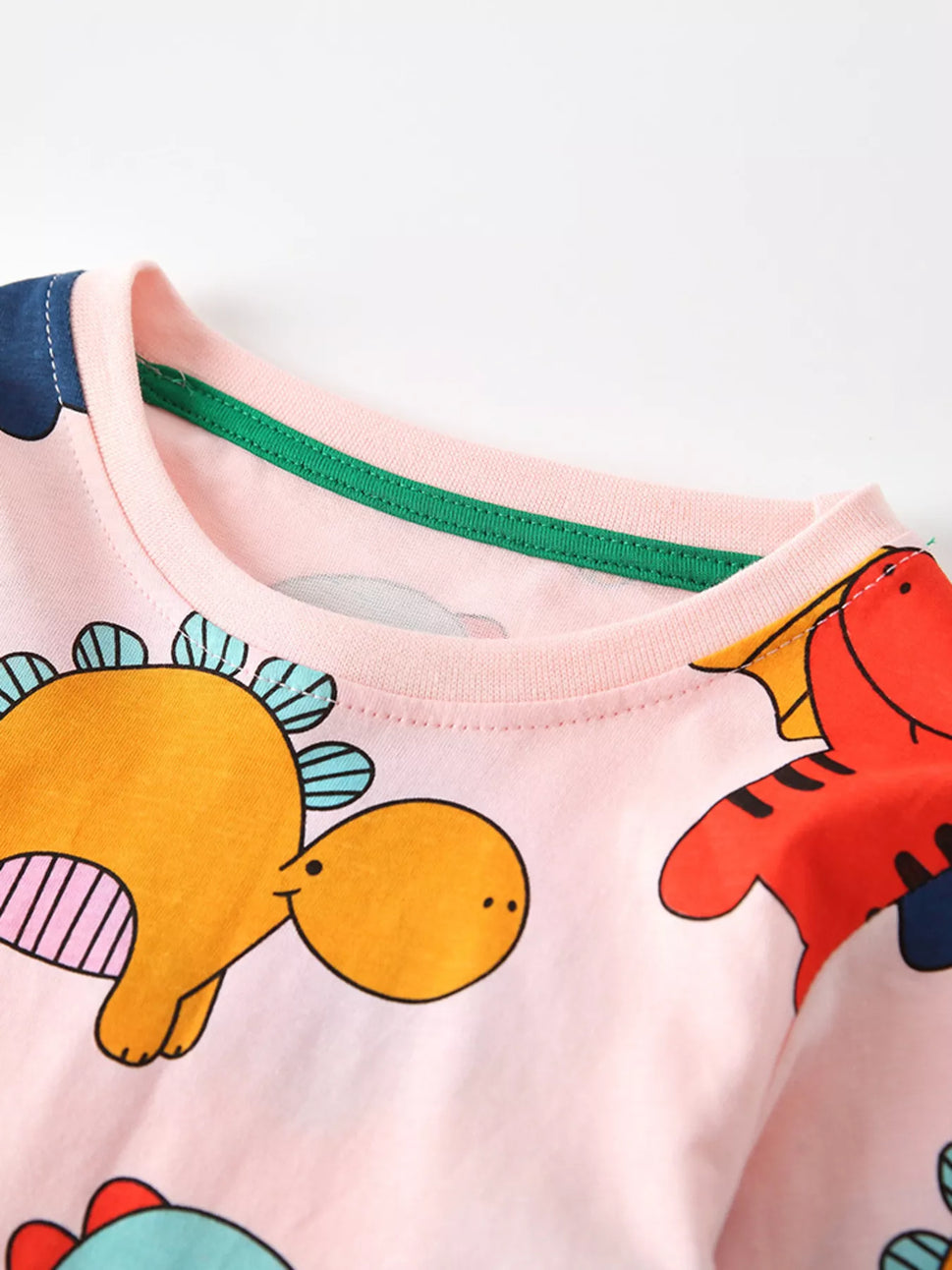 Children's Cute Dinosaur Print Long Sleeve Pajama Set