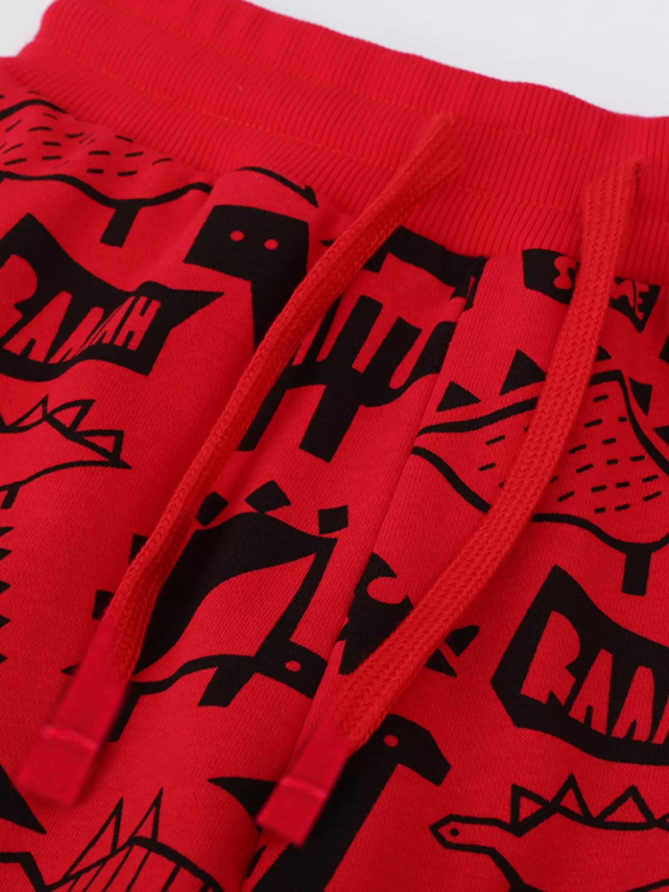 Children's Dinosaur Print Long Sleeve Sweatshirt & Pants Set