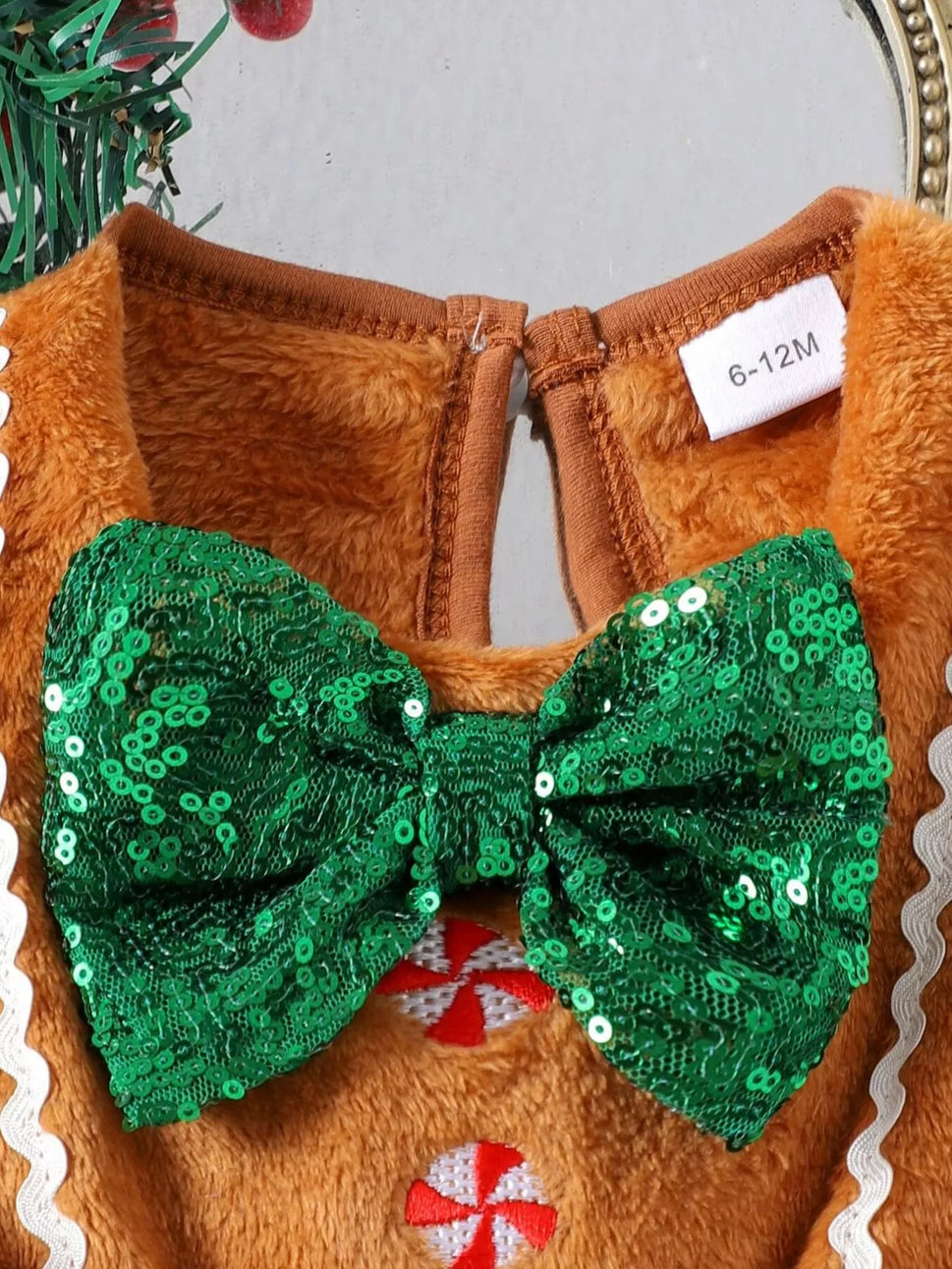 Children's Christmas Lace Detail Dress