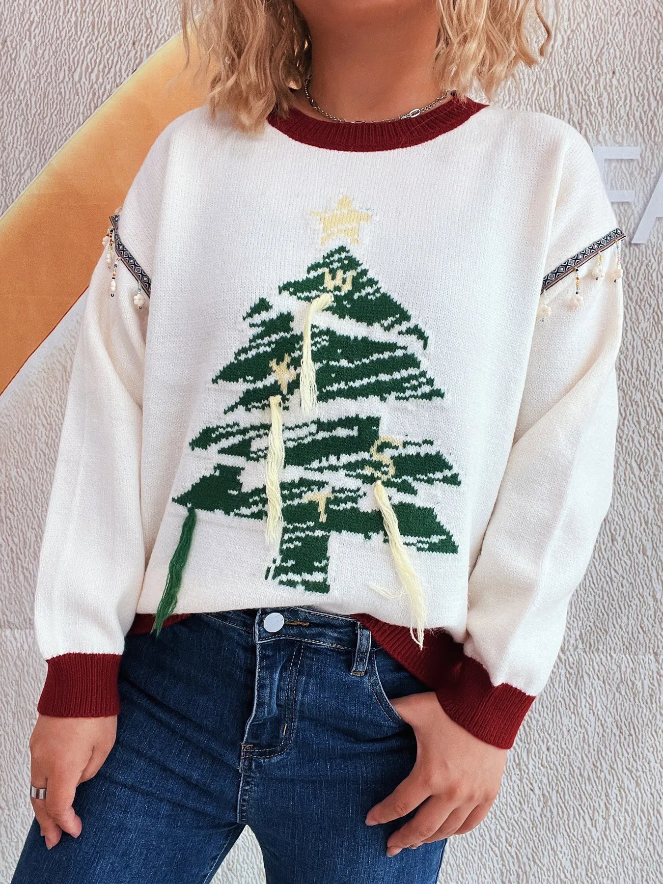 Christmas Tree Long Sleeve Sweater