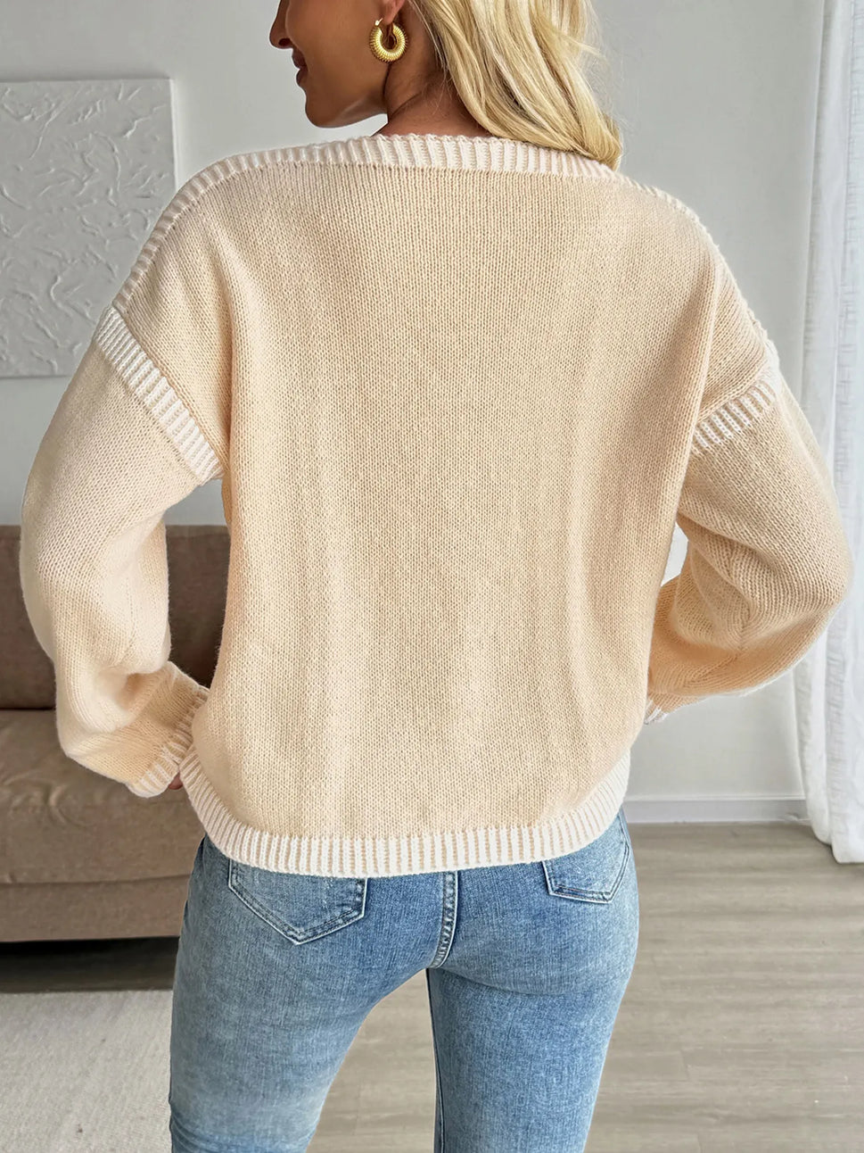 Tie-Front Long Sleeve Cardigan