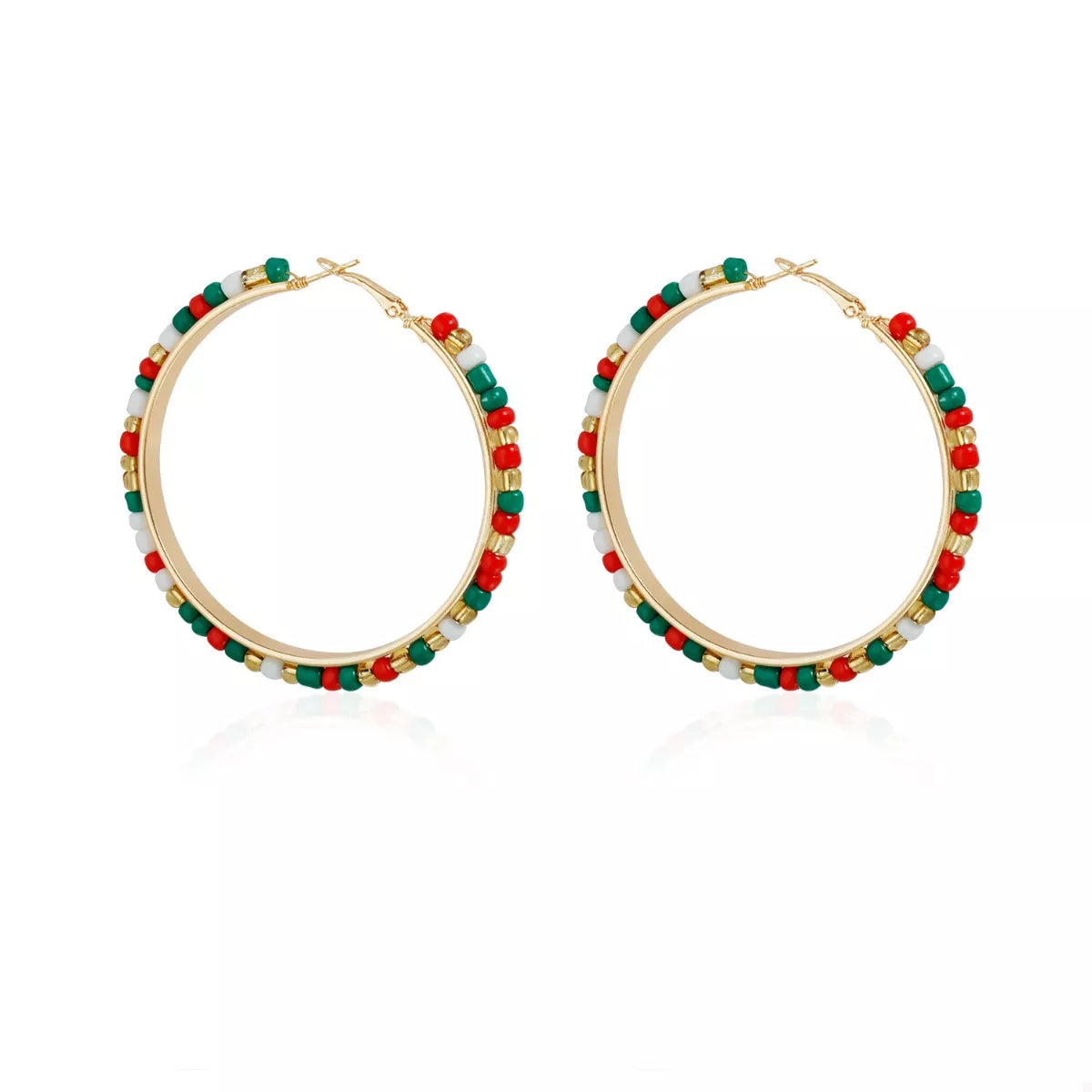 18K Gold-Plated Hoop Earrings