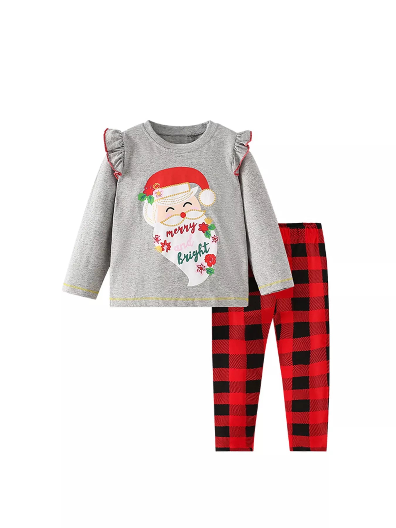 Children's Christmas Santa Long Sleeve Pajama Set