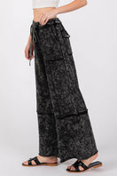 Switch SAGE + FIG Mineral Washed Terry Wide Leg Pants 3 image