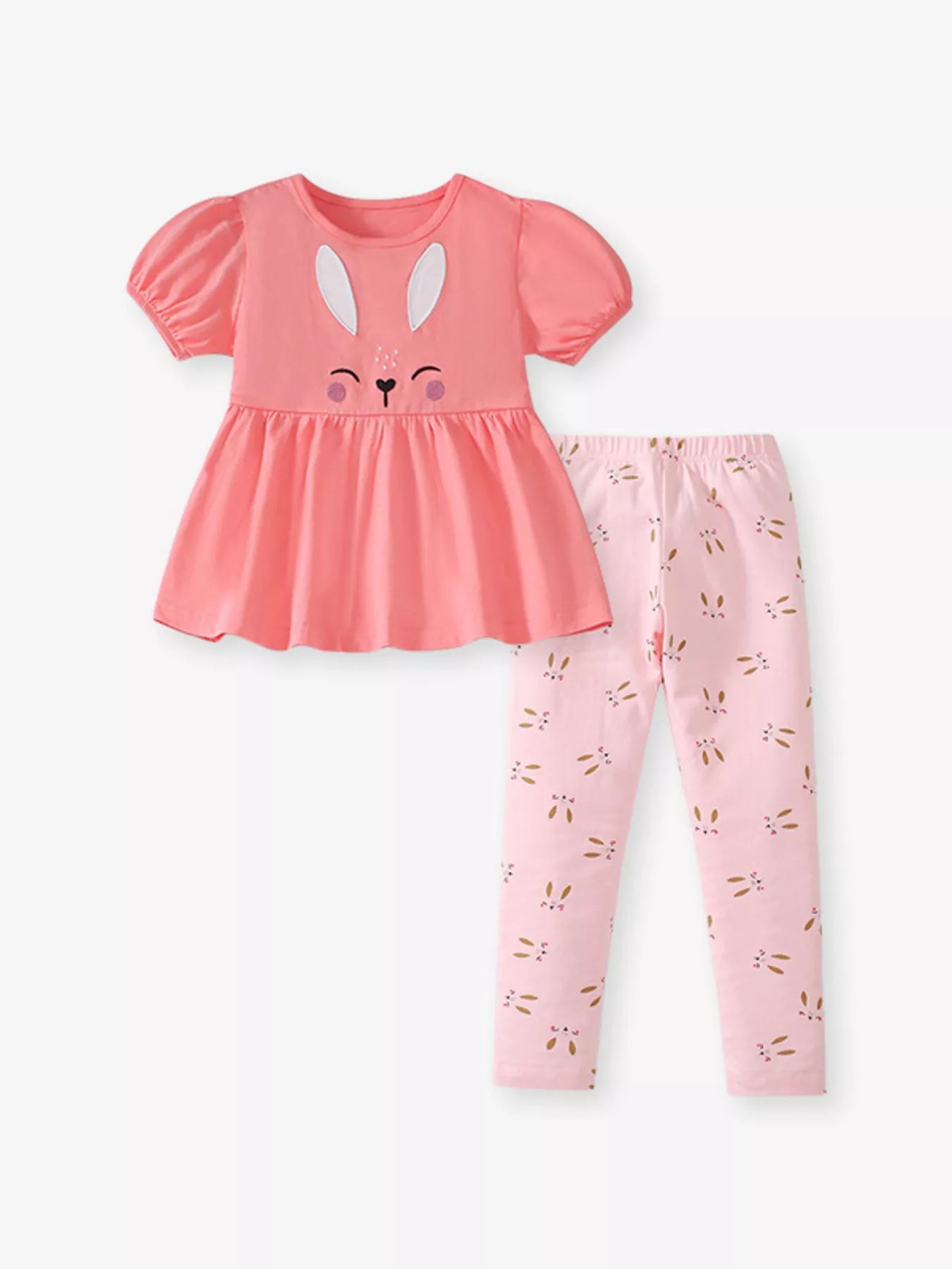 Children's Bunny Top and Leggings Set