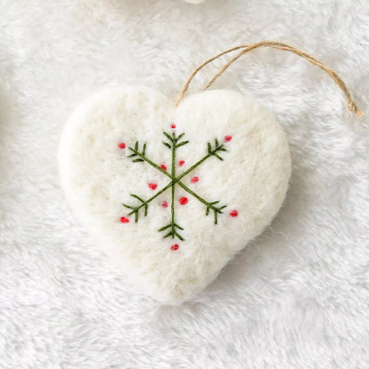 Christmas Felt Snowflake Ornament
