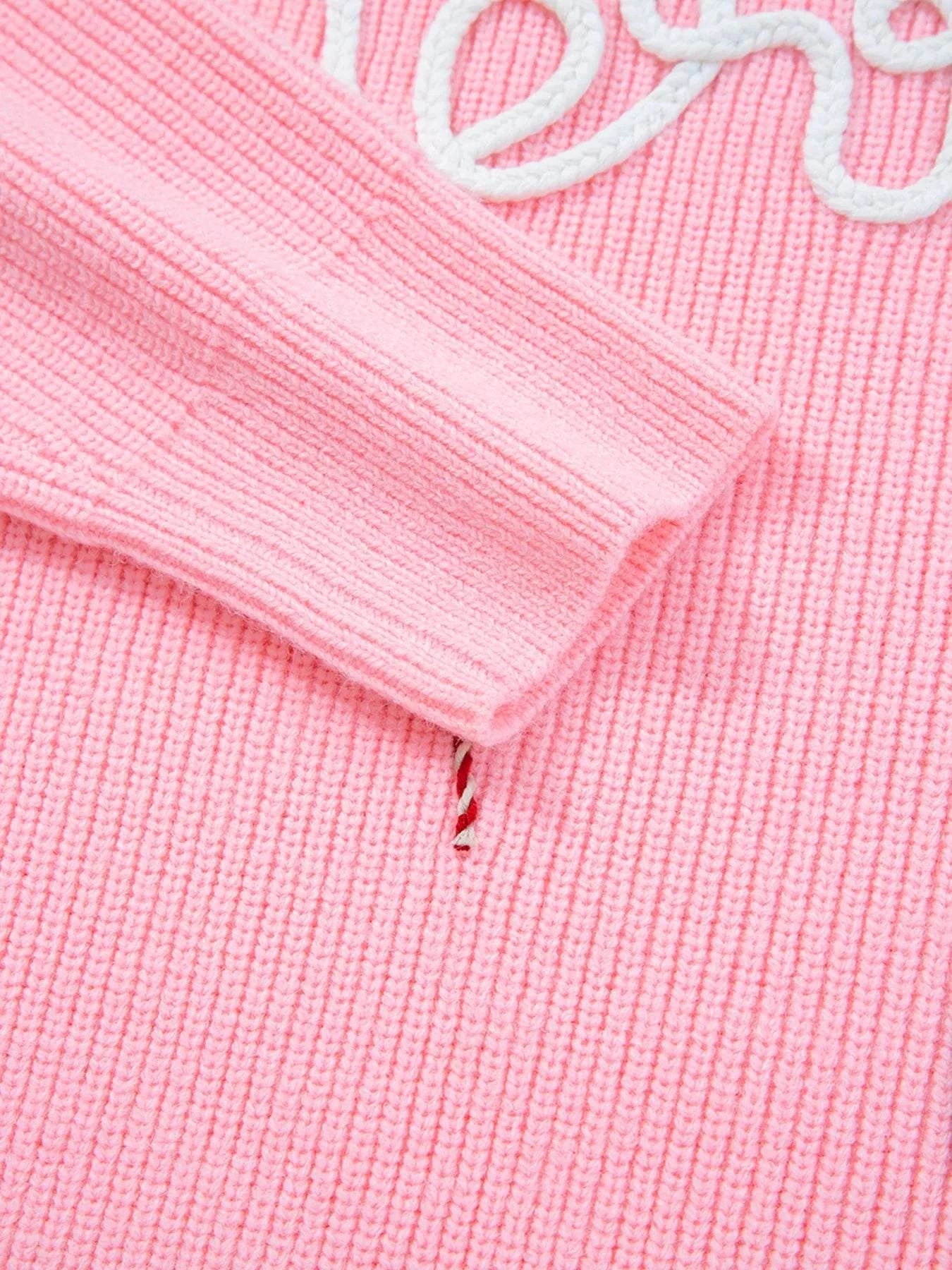 Merry Candy Cane Christmas Crew Neck Sweater