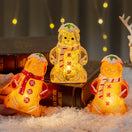 Switch Glowing Christmas Gingerbread Man Snowman Ornament 2 image