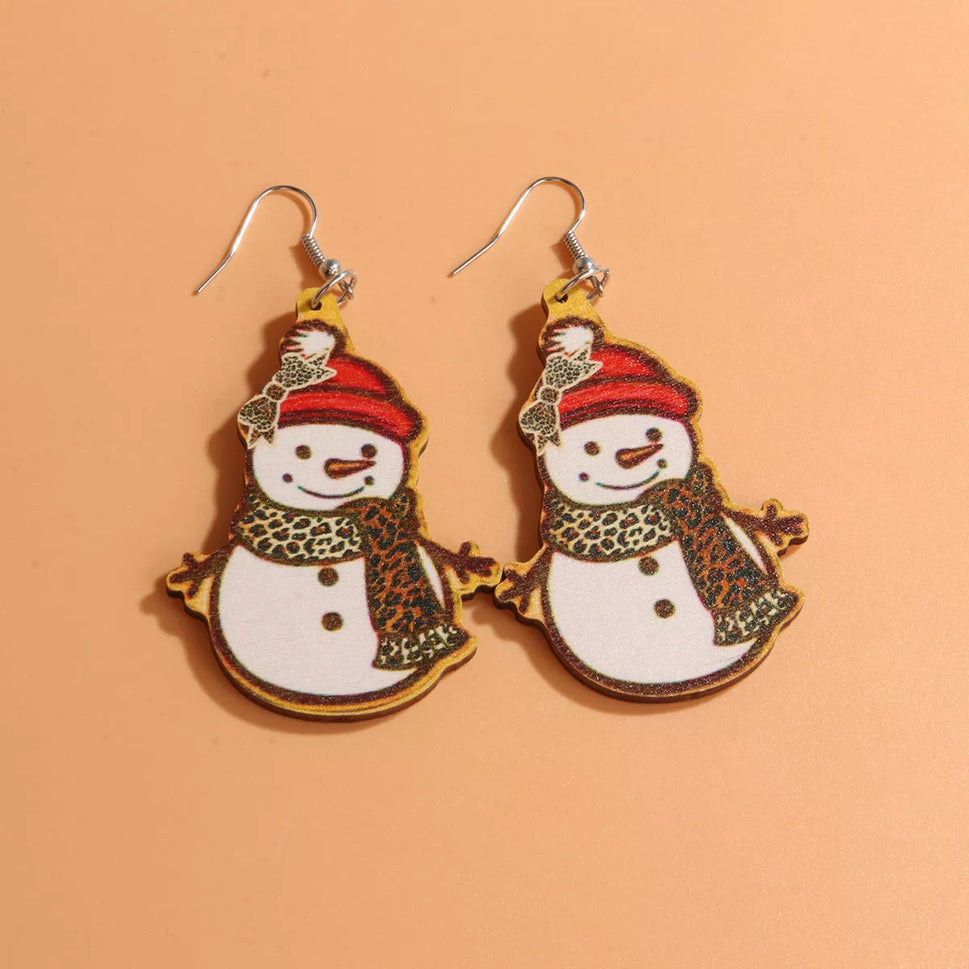 Christmas-Themed Dangle Earrings