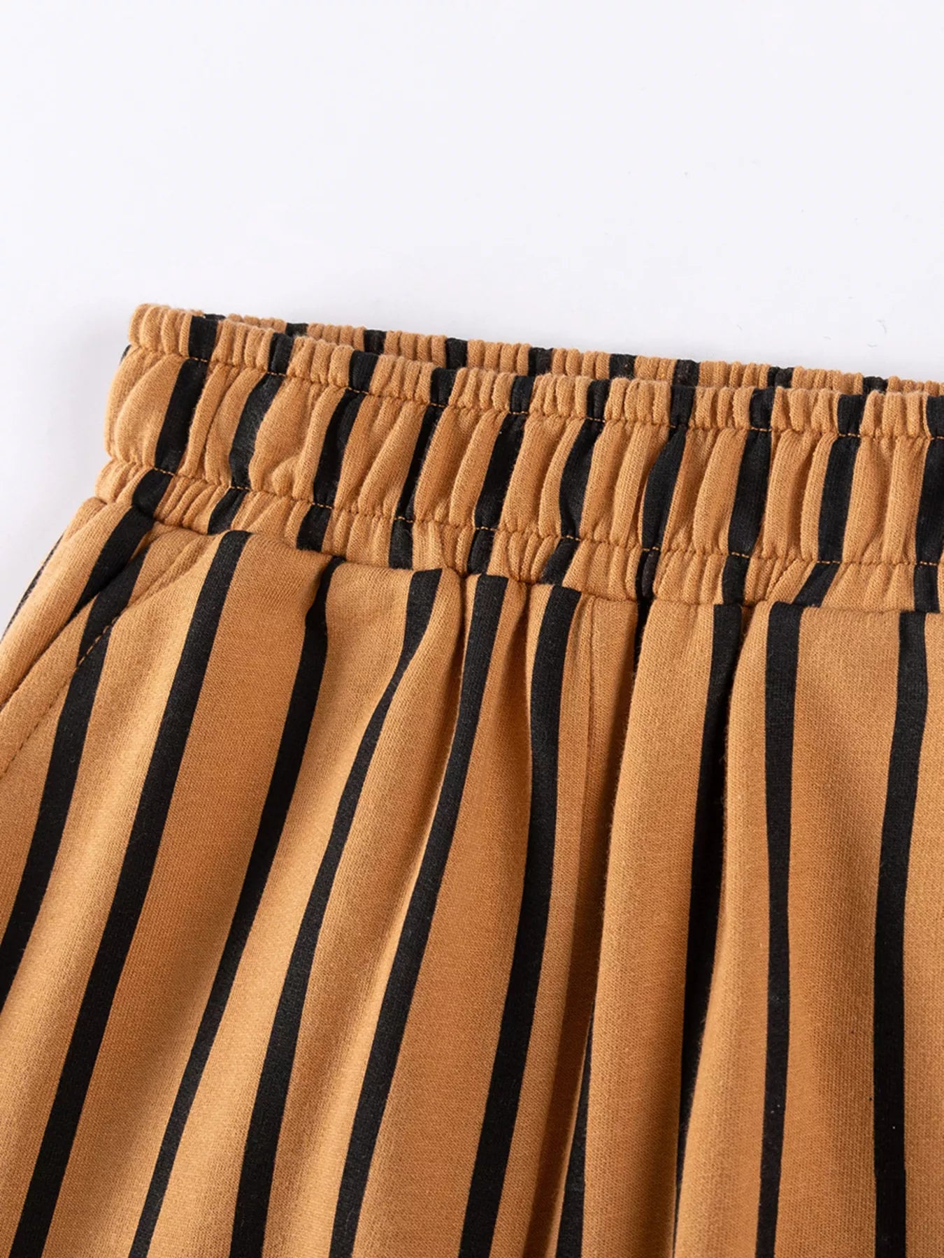 Children's Dinosaur Print Long Sleeve Top & Striped Pants Set